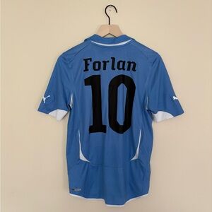 Uruguay 2010 Home Jersey by Puma  Soccer Jersey Diego Forlan